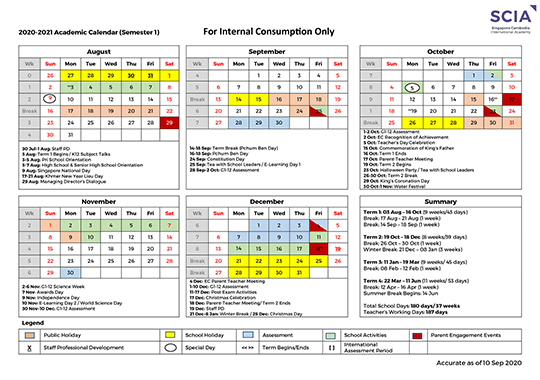 AY 2022/2023 Calendar