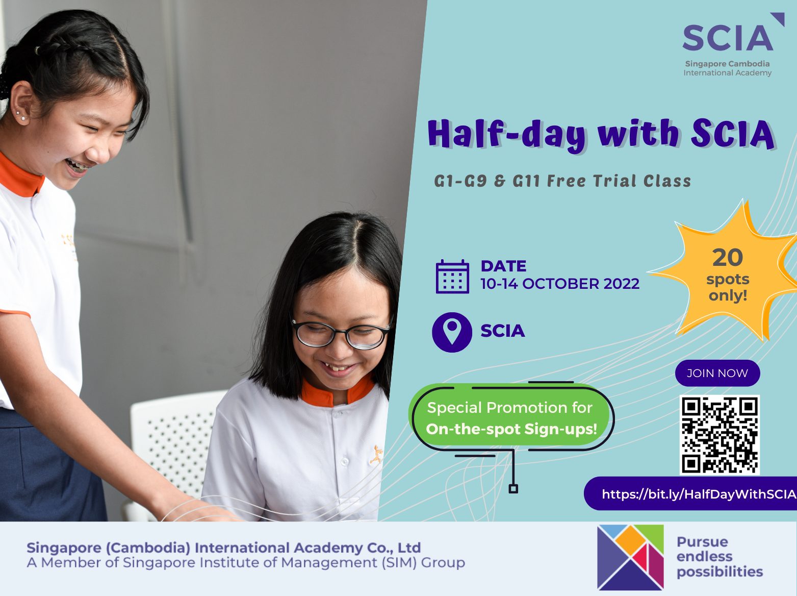 Primary School & High School Trial Classes